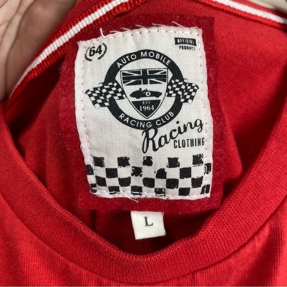 Auto Mobile Racing Club- Red “The Need 4 Speed” Tee Shirt- Sz. L - Picture 5 of 7